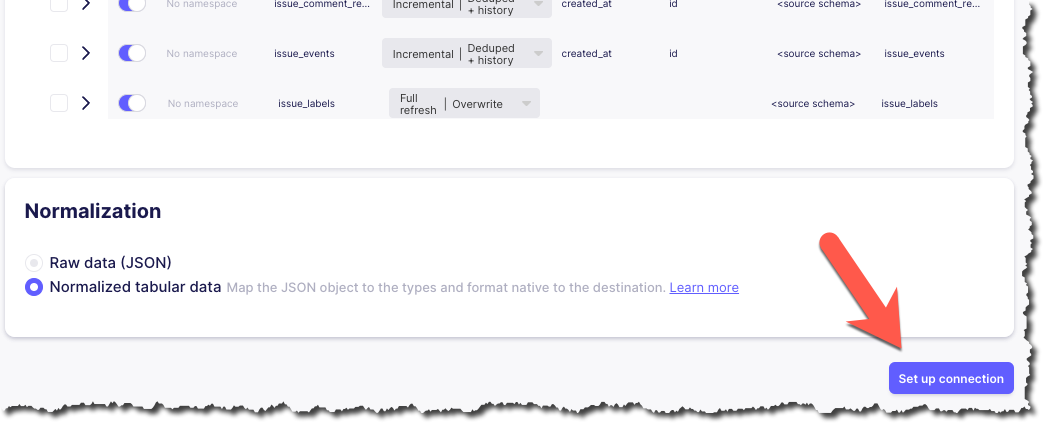 Airbyte - Stream activation again